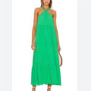 Show Me Your MuMu Green Maxi Dress